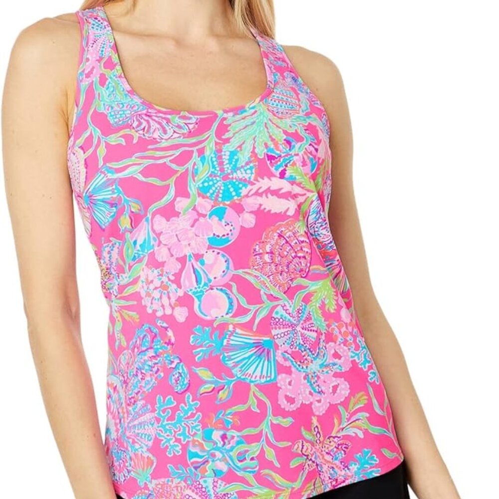 Lilly Pulitzer Shell Me Something Good tank luxletic